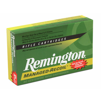 Remington Ammunition 27644 ManagedRecoil  3030 Win 125 gr Soft Point CoreLokt SPCL 20 Per Box 10 UPC: 047700384900