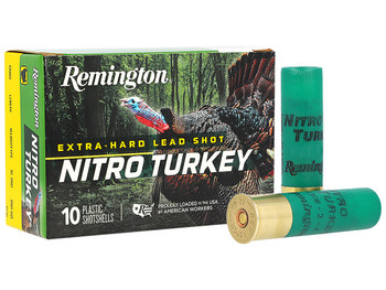 Remington Ammunition 26690 Nitro Turkey 12Gauge 2.75" 1 1/2oz 4Shot 10 Per Box/ 10 Case