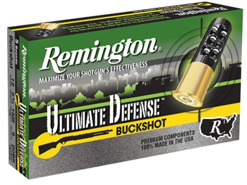 Remington Ammunition 20713 Ultimate Defense Buckshot 12Gauge 2.75" 00Buck Shot 5 Per Box/20 Case