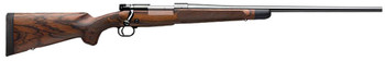 Winchester Repeating Arms 535239289 Model 70 Super Grade 6.5 Creedmoor Caliber with 41 Capacity 22 Barrel High Polished Blued Metal Finish  AAA French Walnut Stock Right Hand Full Size UPC: 048702018558