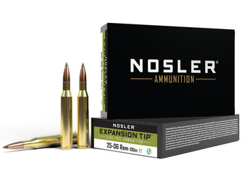 Nosler 40238 E-Tip 25-06Rem 100gr E Tip Lead Free 20 Per Box/10 Case