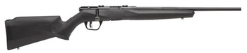 Savage Arms 70814 B17 Compact Bolt Action 17 HMR Caliber with 101 Capacity 18 Barrel Matte Blued Metal Finish  Matte Black Synthetic Stock Right Hand UPC: 062654708145