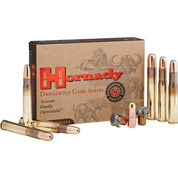 Hornady Dangerous Game Hyper Velocity Centerfire Ammunition, 458 Lott, DGX Bonded, 500 Grain - 20 Cartridge Box ( 20 / 1 )