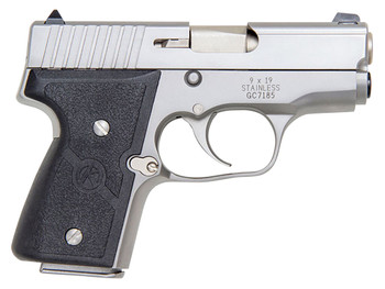 Kahr Arms M9093A MK *CA Compliant 9mm Luger Caliber with 3" Barrel, 6+1 or 7+1 Capacity, Overall Matte Stainless Steel Finish, Serrated Slide & Textured Wraparound Black Nylon Grip