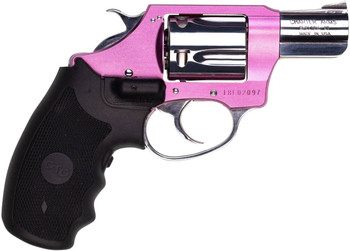 Charter Arms 53832 Undercover Lite Chic Lady Small 38 Special 5 Shot 2 High Polished Stainless Steel Barrel  Cylinder Pink Aluminum Frame wBlack Crimson Trace Laser Grip Exposed Hammer UPC: 678958538328