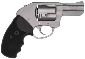 Charter Arms 74410 Bulldog Duty Large 44 Special 5 Shot 2.50 Matte Stainless Steel Barrel Cylinder  Frame wBlack Finger Grooved Rubber Grip UPC: 678958744101
