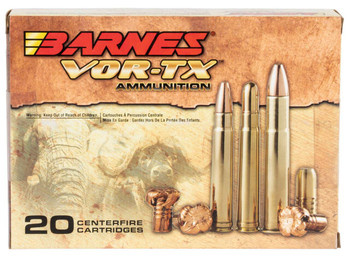Barnes Vor-TX Hyper Velocity Centerfire Ammunition, 470 Nitro Express, Barnes TSX Flat Base, 500 Grain - 20 Cartridge Box ( 20 / 1 )