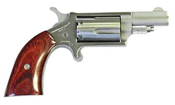 North American Arms 22MGBG MiniRevolver  22 WMR 5 Shot 1.63 Barrel Stainless Steel BarrelCylinderFrame Exclusive Wood Boot Grip UPC: 744253001543
