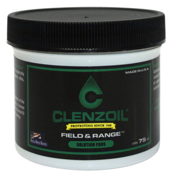 Clenzoil 2014 Field  Range Patch Kit .50 Cal12 Gauge Cotton Wipes 75 Per Pkg UPC: 893791002014
