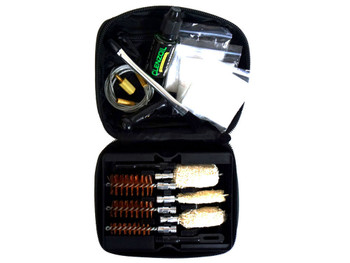 Clenzoil 2465 Field & Range Cleaning Kit Multi-Gauge Shotgun/12 Pieces Black