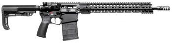 Patriot Ordnance Factory 01581 Revolution  308 Win,7.62x51mm NATO 16.50" 20+1 Black Hard Coat Anodized 6 Position MFT BMS Minimalist Stock                                                              