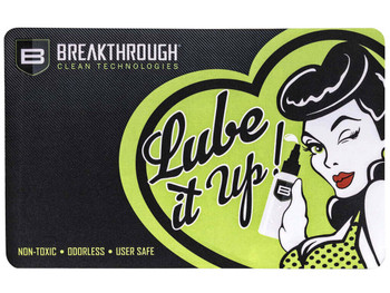 Breakthrough Clean BTRGMP Pistol Cleaning Mat Neoprene/Polyester 17" Long Breakthrough Cleaning Products Illustration