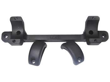 DNZ 18500 Game Reaper Scope Mount/Ring Combo Matte Black 1" Tube Fits Browning A-Bolt/A-Bolt II Long Action Rifle, Medium Rings