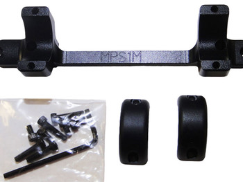 DNZ MPS1M Game Reaper-Mossberg Scope Mount/Ring Combo Matte Black 1
