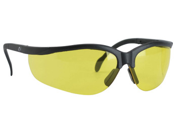 Walker's GWPYLSG Sport Glasses Adult Yellow Lens Polycarbonate Black Frame