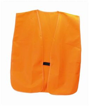 HME VESTOR Safety Vest  OSFA Blaze Orange Polyester UPC: 888151015155