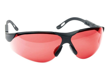 Walker's GWPXSGLVER Sport Glasses Elite Adult Vermilion Lens Polycarbonate Black Frame
