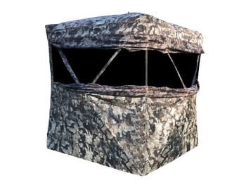 Muddy MUDINFBLND2 Ground Blind Infinity 2-Person Veil Camo 600D Polyester