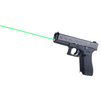 LaserMax LMSG517G Guide Rod Laser 5mW Green Laser with 520nM Wavelength  Made of Aluminum for  Glock 17 17 MOS 34 MOS Gen5 UPC: 798816543780