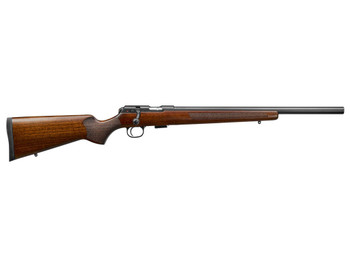 CZ-USA 02341 CZ 457 Varmint Full Size 22 WMR 5+1 20.50" Black Nitride Heavy Barrel Black Nitride Steel Receiver Turkish Walnut Fixed Varmint-Style Stock Right Hand