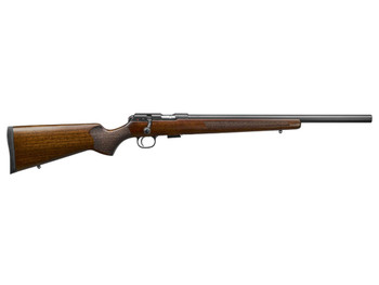 CZ-USA 02342 CZ 457 Varmint Full Size 17 HMR 5+1 20.50" Black Nitride Heavy Barrel Black Nitride Steel Receiver Turkish Walnut Fixed Varmint-Style Stock Right Hand