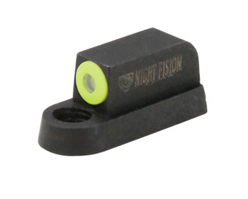 Night Fision CZU075001YGXX Tritium Night Sights For CZUSA  Black Green Tritium Yellow Ring Front Sight UPC: 810116032631