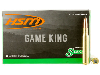 HSM 27013N Game King 270 Win 150 gr Sierra GameKing Spitzer Boat Tail 20 Per Box/ 20 Case