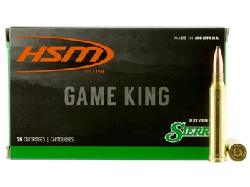 HSM 7MMMAG23N Game King 7mm Rem Mag 175 gr Sierra GameKing Spitzer Boat Tail 20 Per Box/ 20 Case