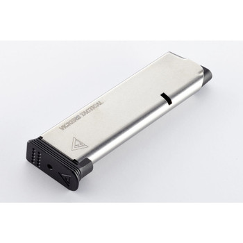 Wilson Combat 800 ETM  Stainless Detachable with Steel Floor Plate 8rd for 45 ACP Wilson Combat 1911 Vickers Duty UPC: 811826021045