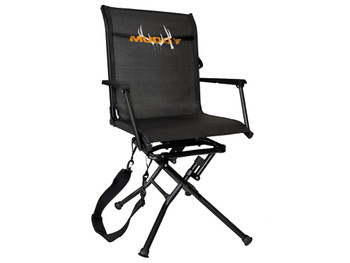 Muddy MUDMGS400 Swivel Ease Ground Seat Black Steel