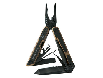 Real Avid AVAR15T AR15 440C SS Part Serrated Blade Black G10 Handle AR Platform