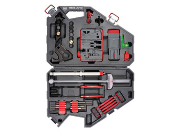 Real Avid AVAR15AMK Armorer's Master Kit AR15 Gray/Red Multiple