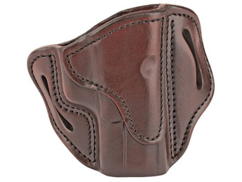 1791 Gunleather BH21SBRR BH2.1 OWB Size 2.1 Signature Brown Leather Belt Slide Compatible w/Glock 17/S&W M&P Shield/Springfield XD Right Hand