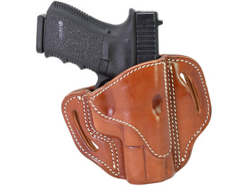 1791 Gunleather BH21CBRR BH2.1 OWB Size 2.1 Classic Brown Leather Belt Slide Compatible w/Glock 17/S&W M&P Shield/Springfield XD Right Hand