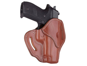 1791 Gunleather BH23CBRR BH2.3 OWB Size 2.3 Classic Brown Leather Belt Slide Compatible w/Glock 17/Sig P226/HK VP9 Right Hand