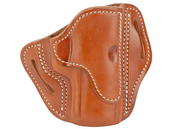 1791 Gunleather BH24SCBRR BH2.4S OWB 2.4 Classic Brown Leather Belt Slide Fits FN 509/Springfield XD-M/HK VP9SK