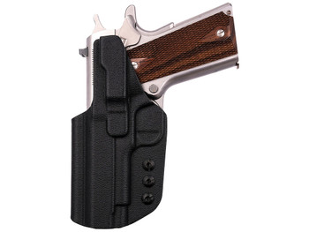 1791 Gunleather TACIWB1911BLKR Tactical Kydex IWB Black Kydex Belt Clip Fits 1911 Government