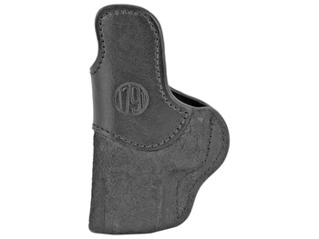 1791 Gunleather RCH4BLKR RCH IWB Size 04 Black Leather Belt Clip Compatible w/Glock 17/S&W M&P Shield/Springfield XD Right Hand