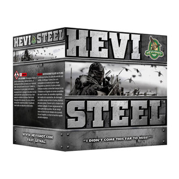 HEVI-Shot Hevi-Steel 12 Gauge Shotshell Ammunition, 3 1/2 Inch, 1550 FPS, 1 3/8 Ounce, #2 Shot - 5 Cartridge Box ( 5 / 1 )