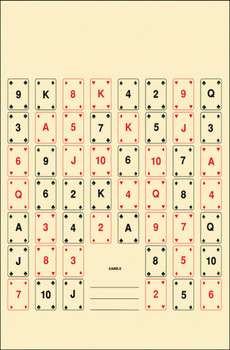 Action Target CARD2100 Entertainment  52 Playing Cards Paper 22.50 x 24 MultiColor 100 Per Box UPC: 816506023739