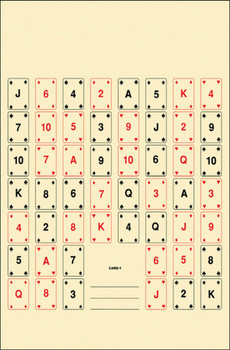 Action Target CARD1100 Entertainment  52 Playing Cards Paper 22.50 x 24 MultiColor 100 Per Box UPC: 816506023838