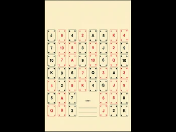 Action Target CARD1100 Entertainment 52 Playing Cards Paper 22.50" x 24" Multi-Color 100 Per Box