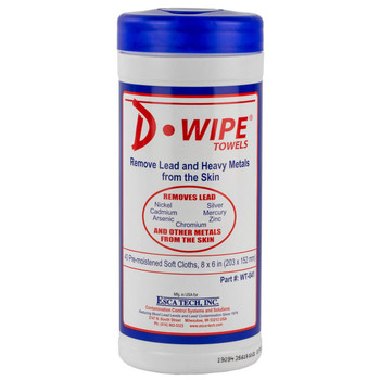 D-WIPE TOWELS 12-40 CT CANISTERS UPC: 837058004502