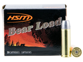 HSM 454C4N Bear Load 454 Casull 325 gr Wide Flat Nose 50 Per Box/ 10 Case