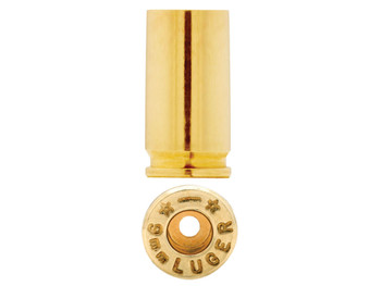 Starline Brass 9EUP100 Unprimed Cases 9mm Luger Handgun Brass 100 Per Bag