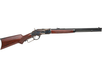 Taylors & Company 550181 1873 Taylor's Trapper Lever Action 357 Mag Caliber with 10+1 Capacity, 18" Blued Octagon Barrel, Color Case Hardened Metal Finish & Walnut Stock Right Hand (Full Size)