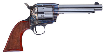 Taylors  Company 556208DE Short Stroke Gunfighter  45 Colt LC 6rd 5.50 Blued Cylinder  Barrel Color Case Hardened Steel Frame Checkered Walnut Army Size Grip Taylor Tuned UPC: 839665002995