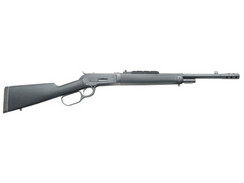 Taylors & Company 220091 1886 Ridge Runner Take Down 45-70 Gov Caliber with 4+1 Capacity, 18.50" Barrel, Blued Metal Finish & SoftTouch Black Synthetic Stock Right Hand (Full Size)
