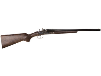 Taylors & Company 230000 Hammer Coach 12 Gauge with 20" Barrel, 3" Chamber, 2rd Capacity, Color Case Hardened Metal Finish & Walnut Stock Right Hand