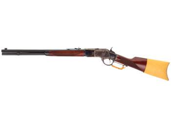 Taylors & Company 550240COM 1873 Comanchero 45 Colt (LC) Caliber with 10+1 Capacity, 18" Blued Barrel, Color Case Hardened Metal Finish & Walnut Straight Stock Right Hand (Full Size)